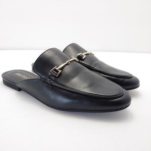 Jenn Ardor flat backless mule black womens 7.5